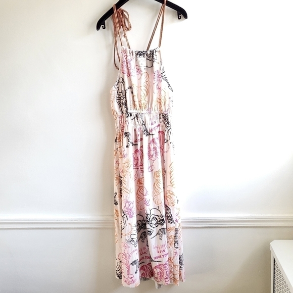 New Zara Disney Stories Collection Jungle Book Halter Midi Dress NWT Small - Picture 13 of 17